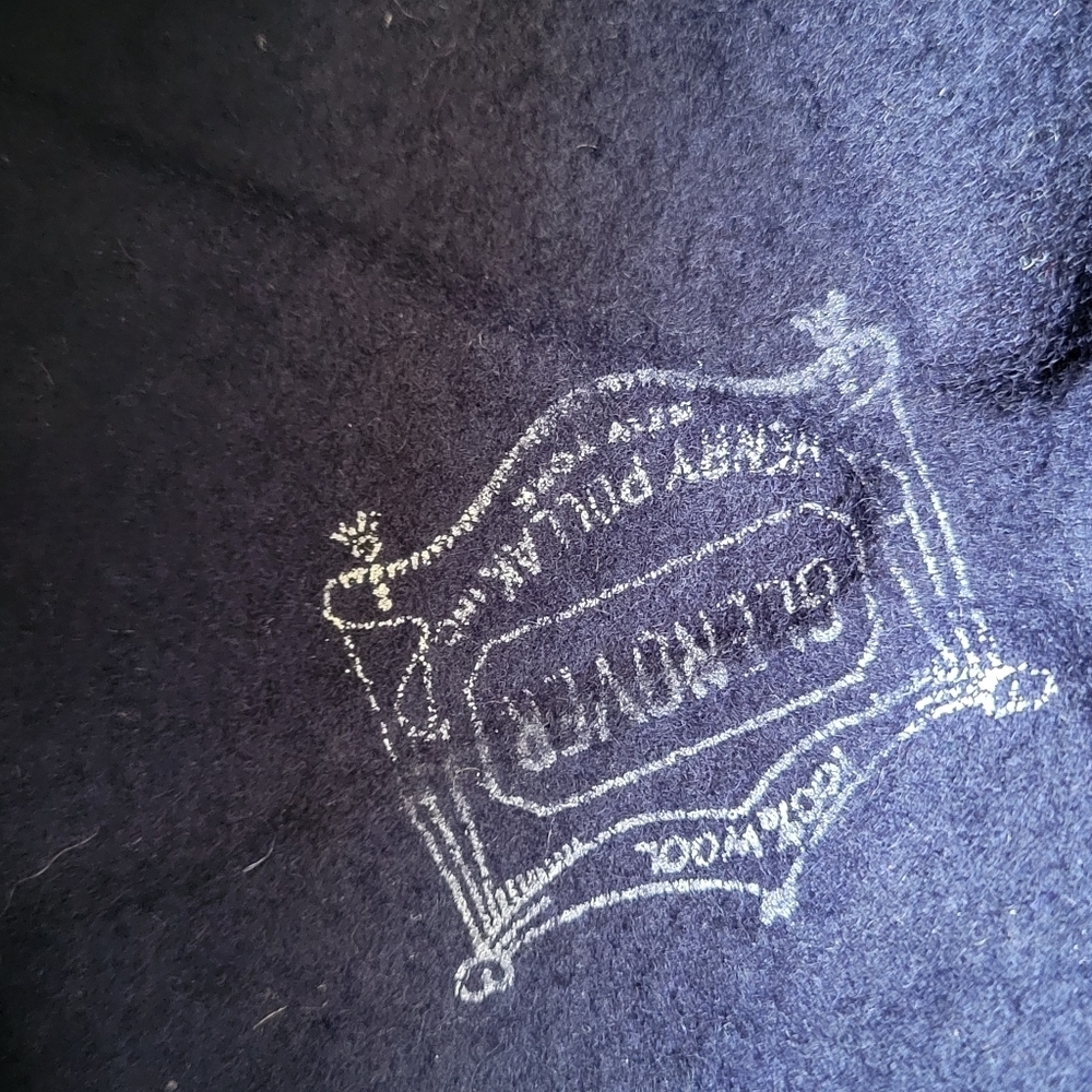 Vintage Henry Pollak Glenover Women's Hat Navy Blue 100% Wool Retro Style - Picture 4 of 9